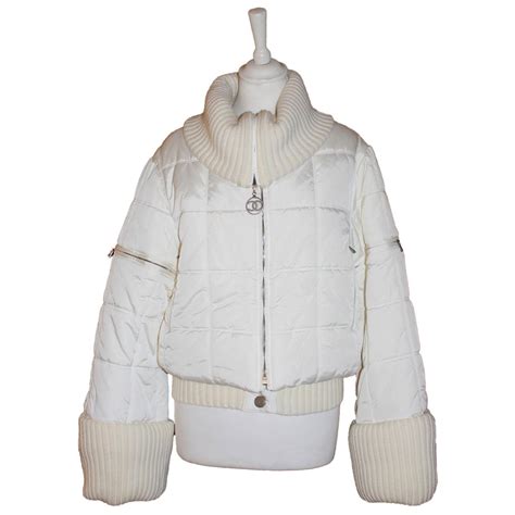 chanel white winter coat|Chanel jacket price.